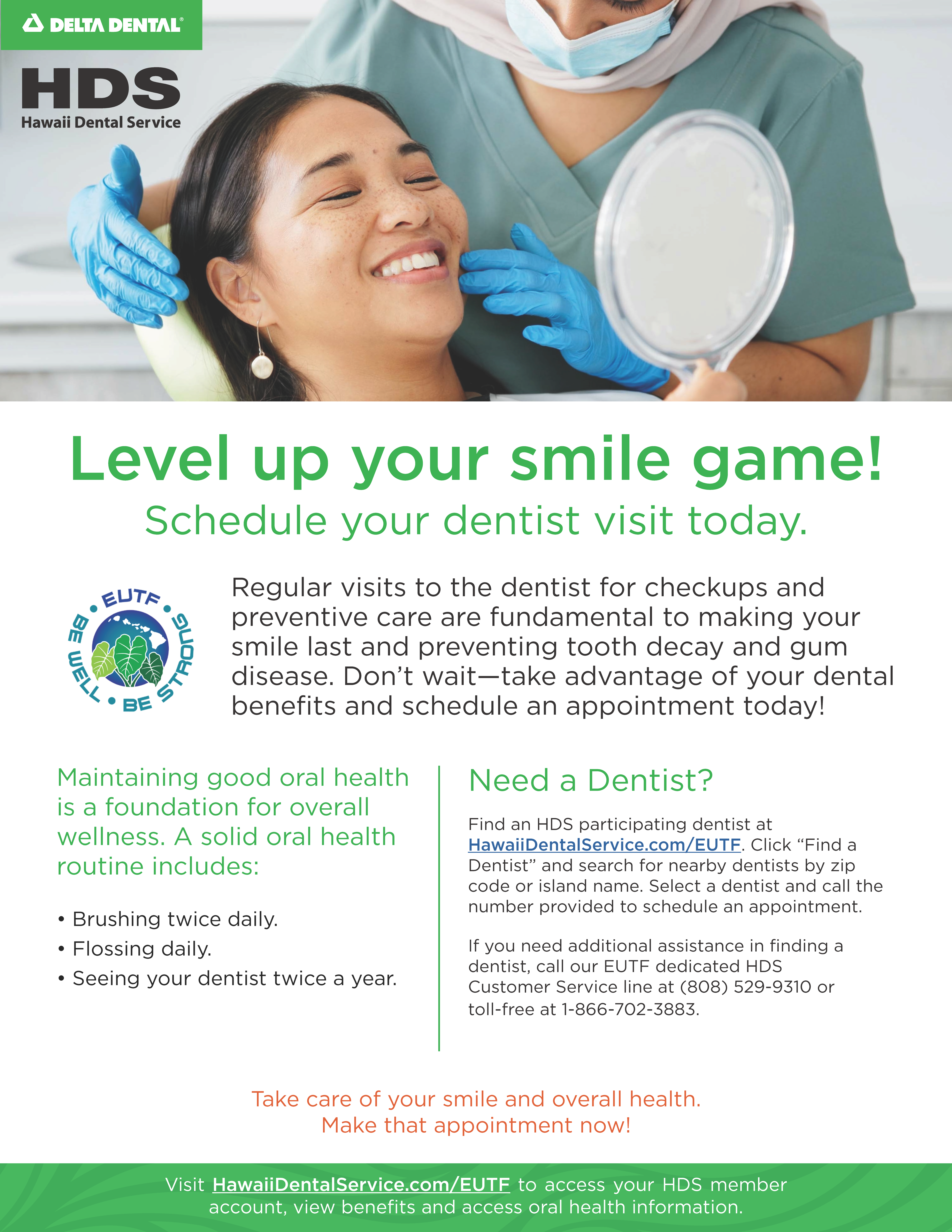 Schedule Dentist Appointment Flyer